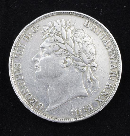 A George III crown 1821,